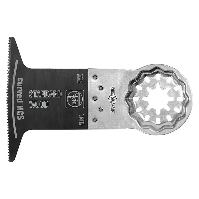 Fein Starlock Tauchsägeblatt E-Cut Curved - L x B: 50 x 65 mm, 1 Stk. - Vorderansicht