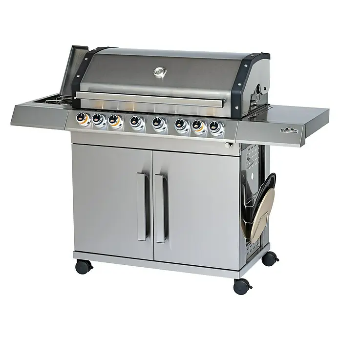 Kingstone Barbacoa de gas Cliff 655-2 - Número de quemadores: 5, Superficie parrilla: 89 x 45 cm, 27,2 kW