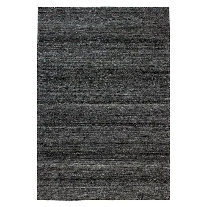 Kayoom Flachgewebeteppich Phönix - Anthrazit, 170 x 120 cm, 75 % Wolle, 20 % Baumwolle, 5 % Polyester - Ansicht von oben