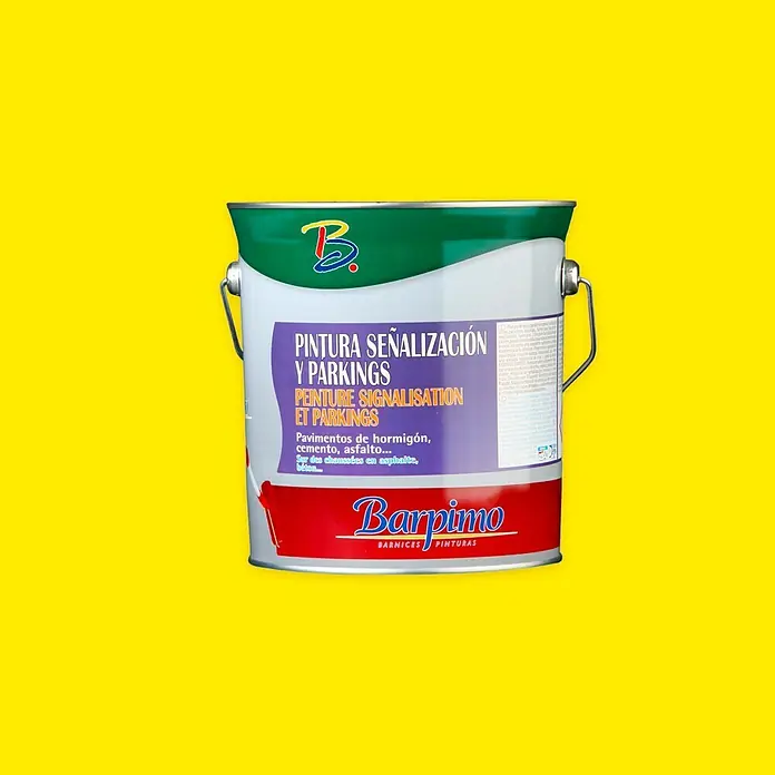 Barpimo Pintura de señalización y parkings - Amarillo, 4 l
