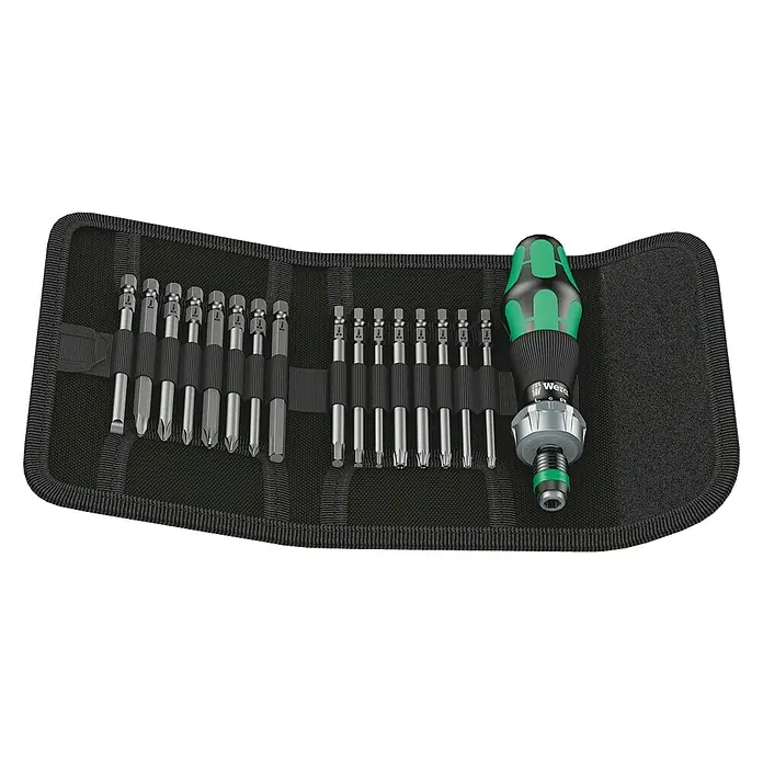Wera Set alata Kraftform Kompakt Vario 60 RA - 17 -dij. - Pogled sprijeda
