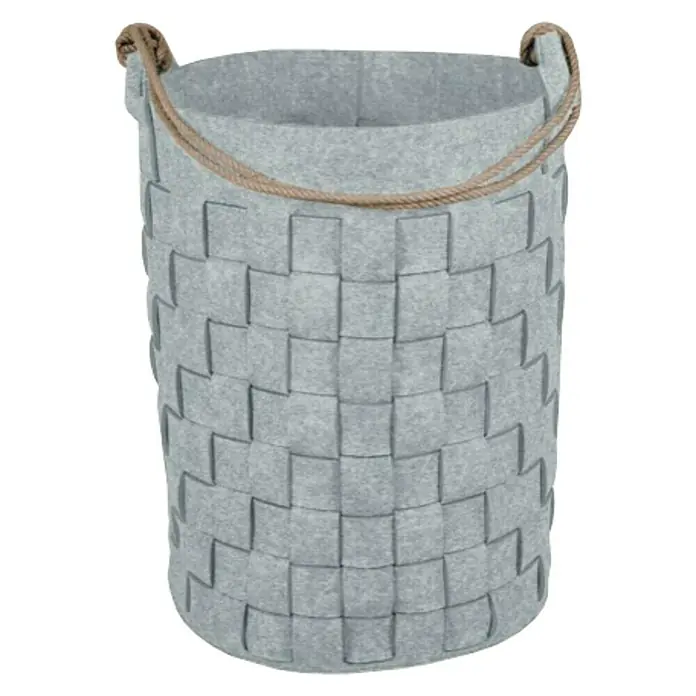 Spirella Cesta para la ropa Cosyhome - L x An x Al: 40 x 40 x 55 cm, Gris