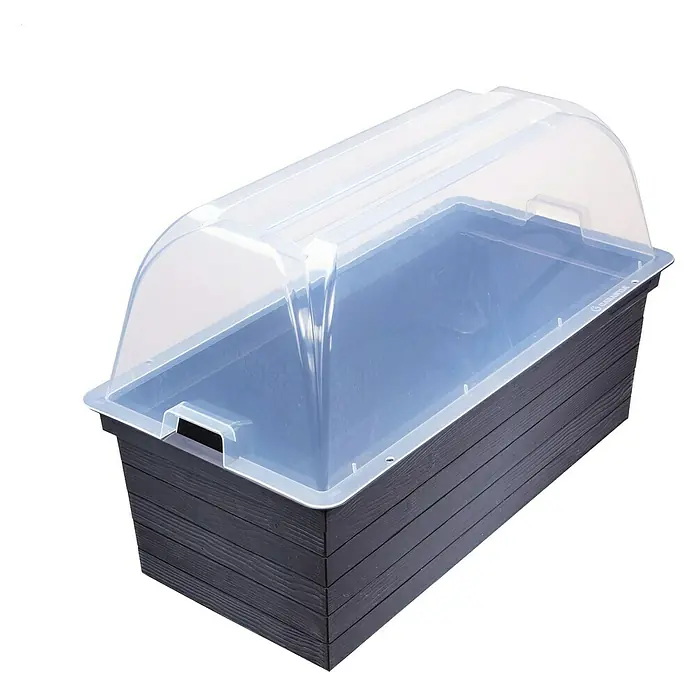 Garantia Urban Anzuchthaube - 75 x 37 x 22 cm, Passend für: Garantia Urban Hochbeet - Rechte Seitenansicht