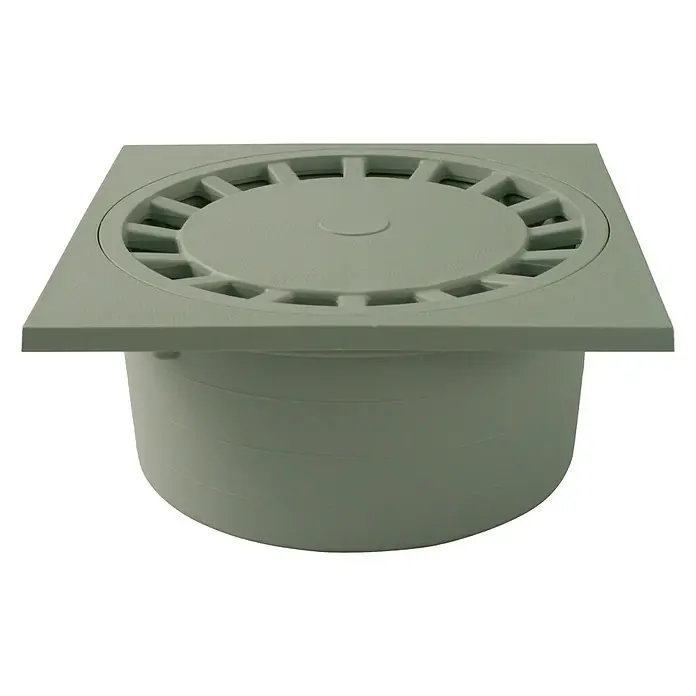Haus- & Hofablauf - 150 x 150 mm, Abgang: Senkrecht, Durchmesser Rohranschluss: 50 mm