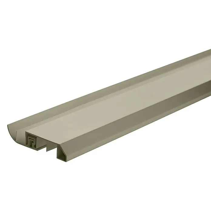 Grosfillex Perfil de cornisa Gris - Gris, 2,6 m x 45 mm x 25 mm