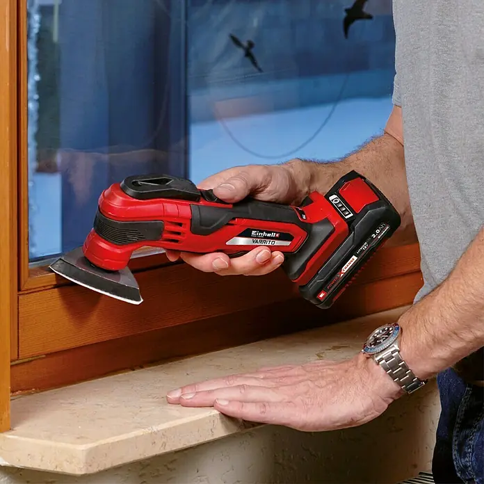 Einhell Power X-Change Aku višenamjenski alat Varrito - 18 V, Bez akumulatora, Kut oscilacija: 3,2° - Proizvod u upotrebi