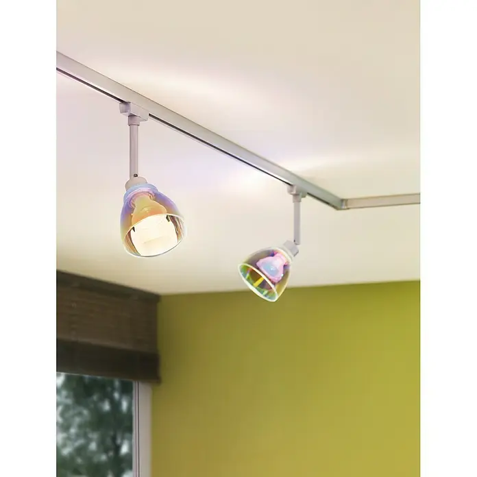 Paulmann DecoSystems Pantalla de lámpara Wolbi - Diámetro: 9 cm, Dicroico, Vidrio, Redonda - Foto ambiente