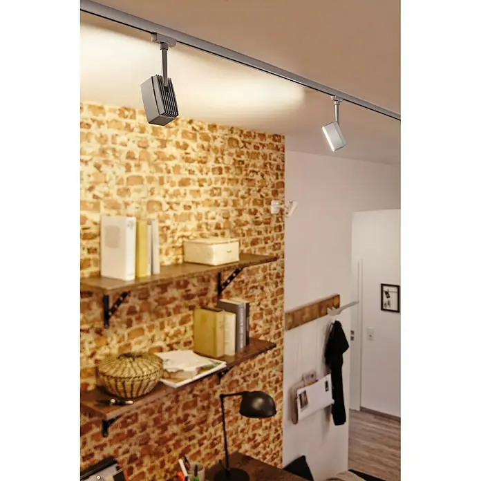 Paulmann URail Lámparas LED - 5 W, Cromado mate, L x An x Al: 5 x 4,8 x 17,5 cm - Foto ambiente