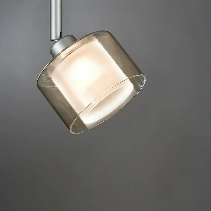 Paulmann DecoSystems Lampenschirm Twice - Ø x H: 10 x 7 cm, Transparent, Glas, Rund - Stimmungsaufnahme