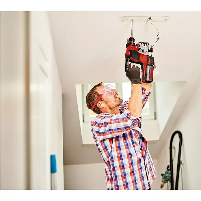 Einhell Power X-Change Akku-Bohrhammer Herocco - 18 V, Ohne Akku, Leerlaufdrehzahl: 0 U/min - 1.200 U/min, Einzelschlagstärke: 2,2 J - Anwendungsbeispiel