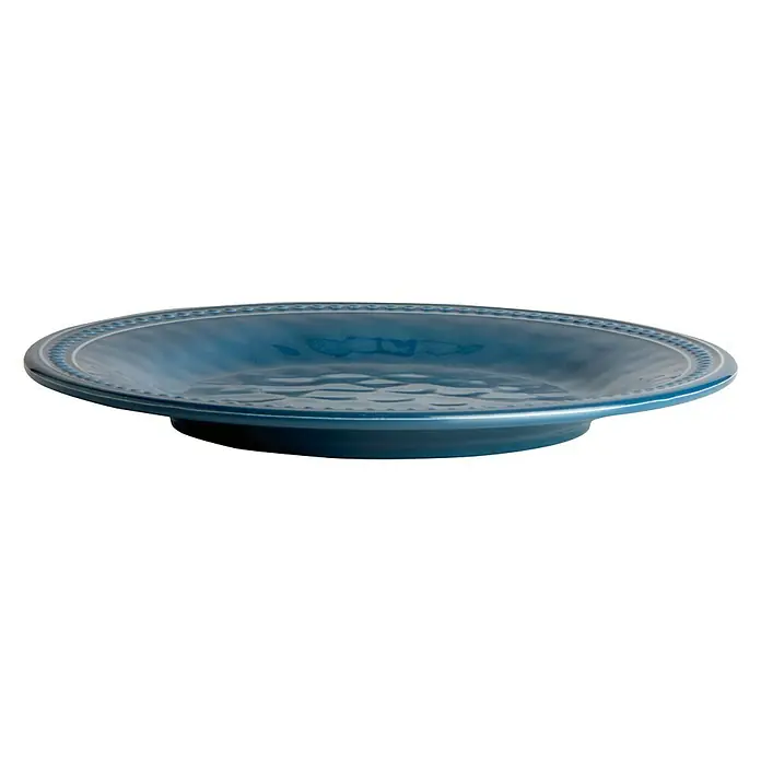 Marine Business Harmony Plato redondo Lagoon - 6 uds., Diámetro: 27 cm, Plástico, Azul