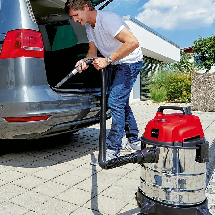 Einhell Aspirador en seco y húmedo TC-VC-1820 S - 1.250 W, Volumen de recipiente: 20 l