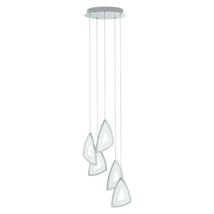 Eglo Led-hanglamp Amonde - 30 W, Gesatineerd, Chroom, Warm wit
