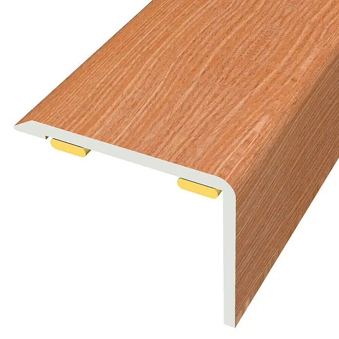 Baglinox Perfil angular Roble - 88 - 135 cm x 25 mm x 20 mm, Pegado