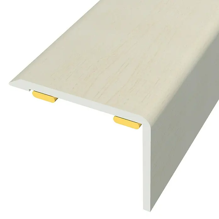 Baglinox Perfil angular Roble - 44 - 135 cm x 25 mm x 20 mm, Pegado