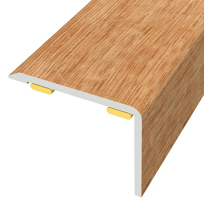 Baglinox Perfil angular Roble - E1 - 135 cm x 25 mm x 20 mm, Pegado