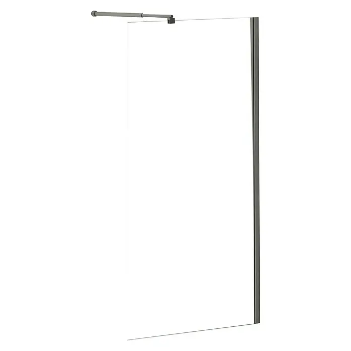 Mampara de ducha fija Walk-In Nice - An x Al: 120 x 195 cm, 6 mm, Cromo