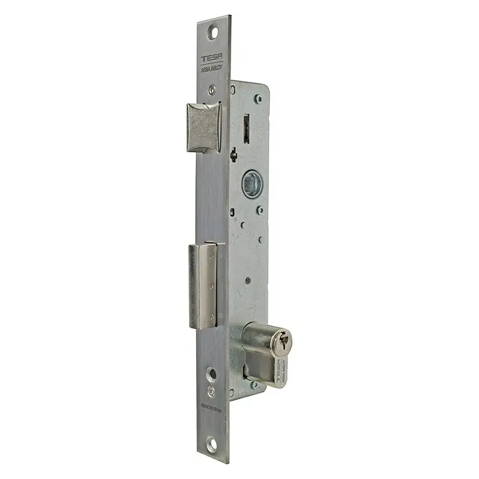 Tesa Assa Abloy Cerradura empotrable para puerta 221028SSI B - Cerradura embutida