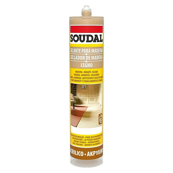 Soudal Sellador para madera - Pino, 300 ml
