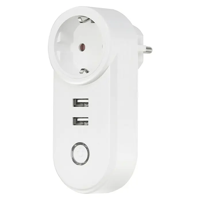 Muvit iO Enchufe inteligente inteligente WiFi con USB - Blanco