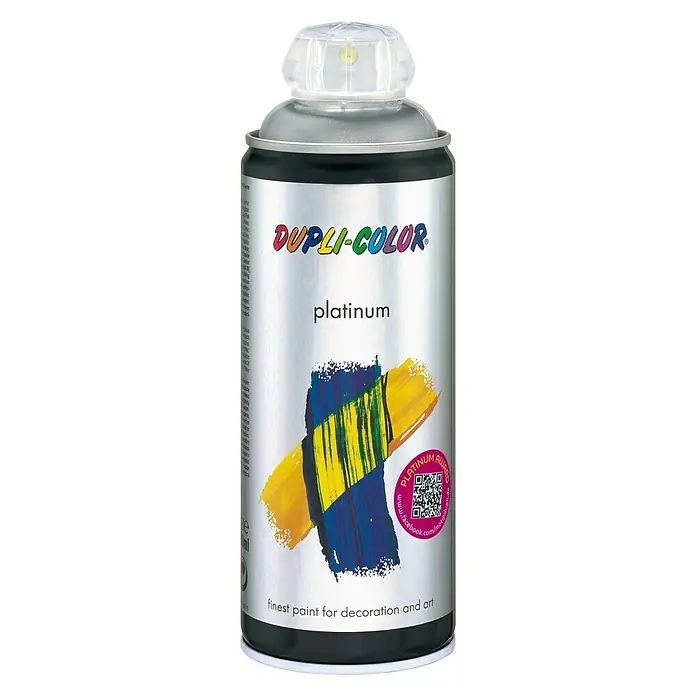 Dupli-Color Platinum Buntlack-Spray RAL 9007 - Graualuminium, 400 ml, Seidenmatt - Vorderansicht
