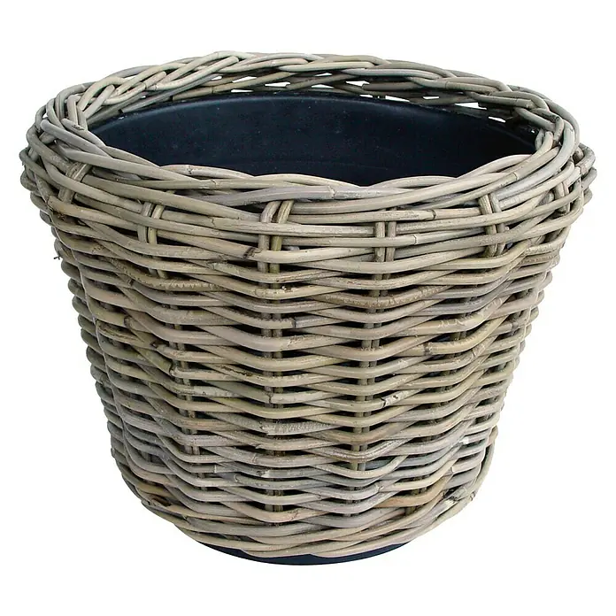 Van der Leeden Plantenpot - Naturel/grijs, Ø x h: 43 x 33 cm