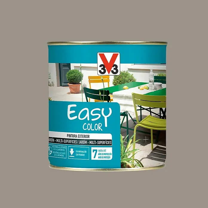 V33 Esmalte de color Easy color - Topo, 500 ml, Satinado