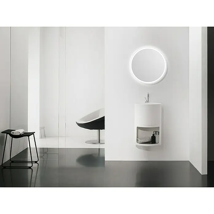 DSK LED-Lichtspiegel Silver Space - Durchmesser: 60 cm - Stimmungsaufnahme