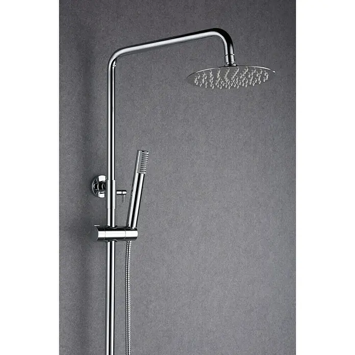 Imex Milos Sistema de ducha - Con grifo monomando, Número de tipos de chorro: 1 ud., Cromo