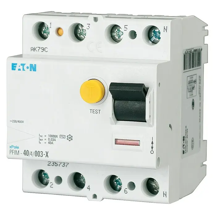 Eaton FI-Schutzschalter PFIM-40/4/003-XG/A - 40 A, 4-polig, Bemessungsfehlerstrom: 0,03 A