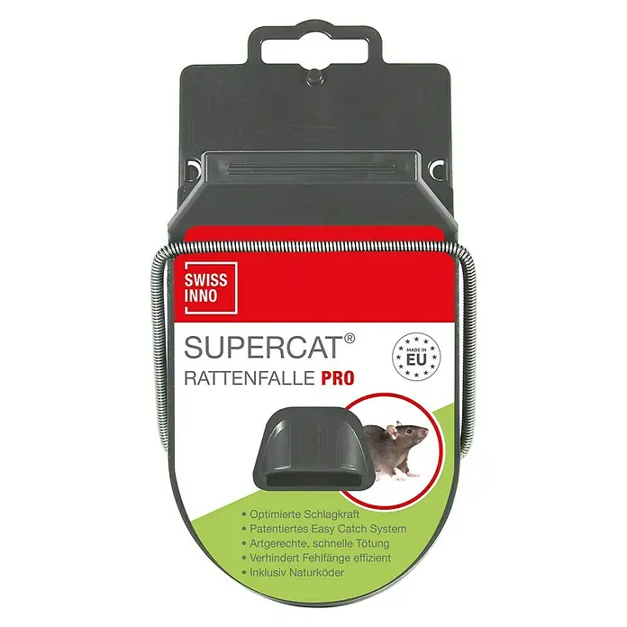 Swissinno Rattenfalle SuperCat Pro - Kunststoff - Ansicht von oben