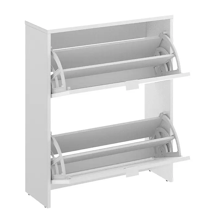 Zapatero Jazz - L x An x Al: 25 x 61 x 76 cm, Blanco