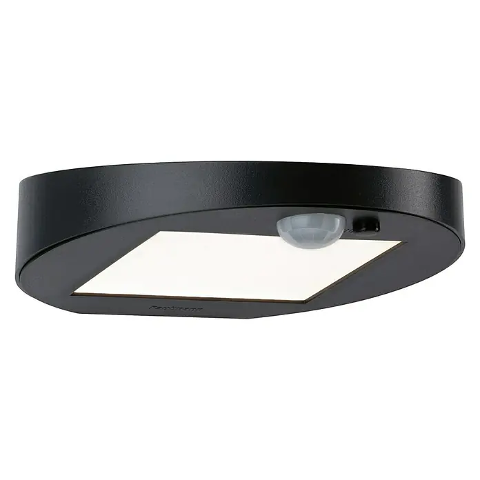 Paulmann Ryse LED-Solar-Außenwandleuchte - Bewegungsmelder, 1,2 W, Material: Kunststoff, Warmweiß, Anthrazit