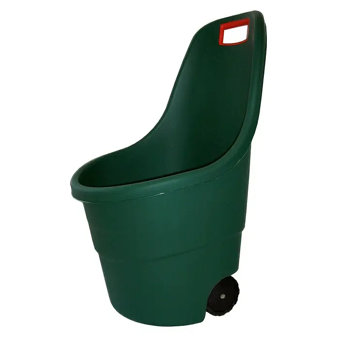 Keter Trolley de jardín Easy Go - Verde oscuro, Capacidad: 55 l