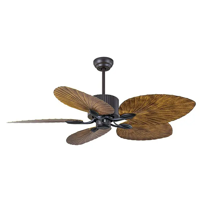 Arte confort Ventilador de techo Fiji - Diámetro: 132 cm, Marrón, 65 W, AC