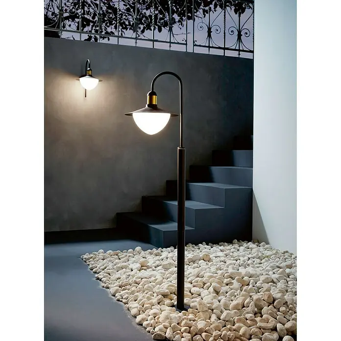 Eglo Baliza exterior Sirmione - 1 luz, 60 W, IP44, Negro
