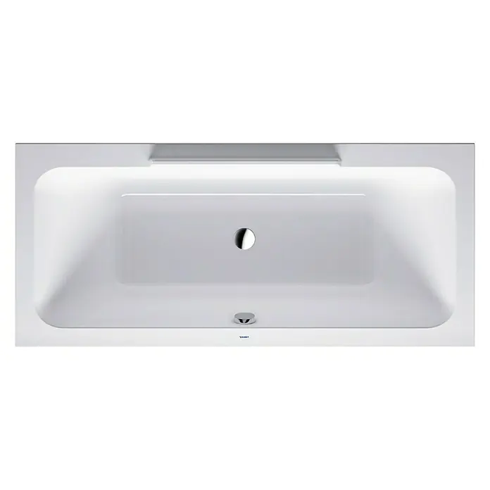 Duravit DuraStyle Badewanne - 180 x 80 cm, Sanitäracryl, Weiß - Vorderansicht