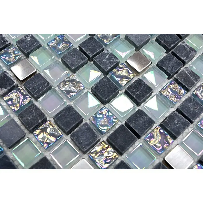 Mozaik csempe Crystal Mix XCM M840 - Fényes - Közeli felvétel
