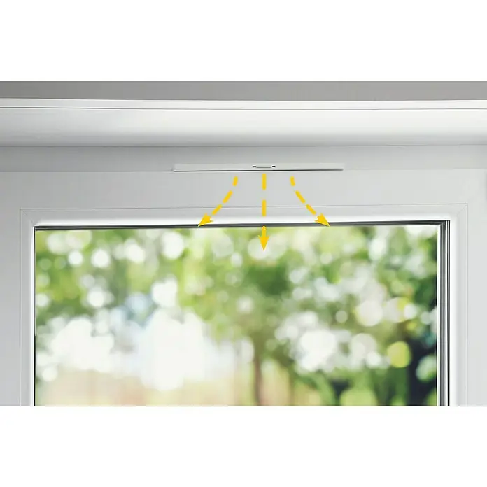 Schellenberg Fensterlüfter - L x B x H: 293 x 21 x 9,5 mm, Weiß