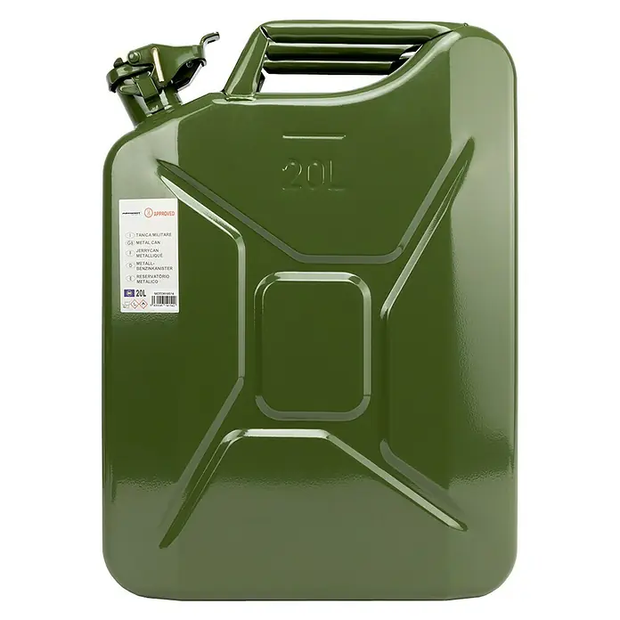 Bidón de gasolina - 20 l, Acero