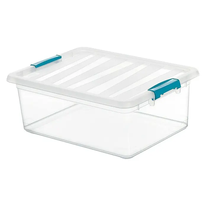Caja con tapa Katla - 39 x 29 x 15,5 cm, 12 l, Con tapa, Polipropileno