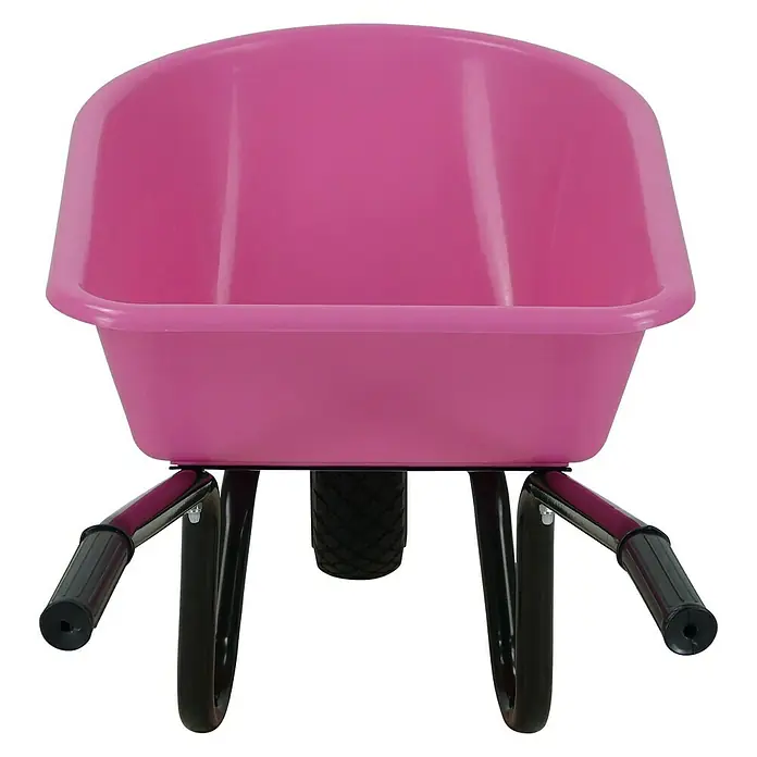 Altrad Kinder-Schubkarre - 20 l, Material Wanne: Polypropylen, Rosa - Vorderansicht