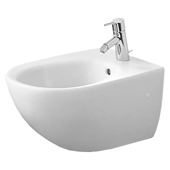 Duravit Architec Wand-Bidet - Ohne Spezialglasur, Keramik, Weiß - Vorderansicht