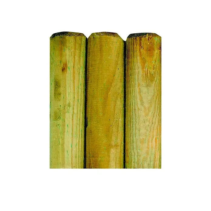 Mala palisada - Ø x V: 80 mm x 50 cm, Impregnirano pod kotlovskim tlakom - Pogled sprijeda