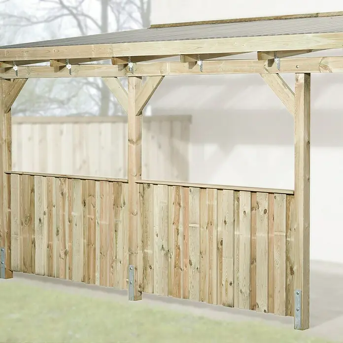 Weka Seitenwand Salsa - Höhe: 0,9 m, Passend für: Weka Terrassenüberdachung Salsa - Stimmungsaufnahme