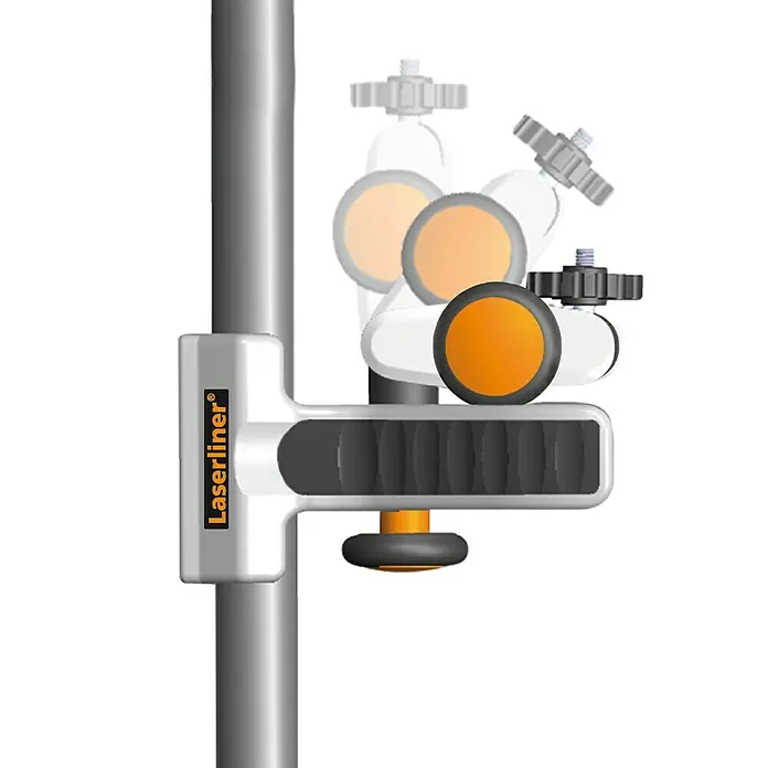 Laserliner Klemmhalter FlexClamp - Geeignet für: Messgeräte mit ¼″ Gewinde - Anwendungsbeispiel