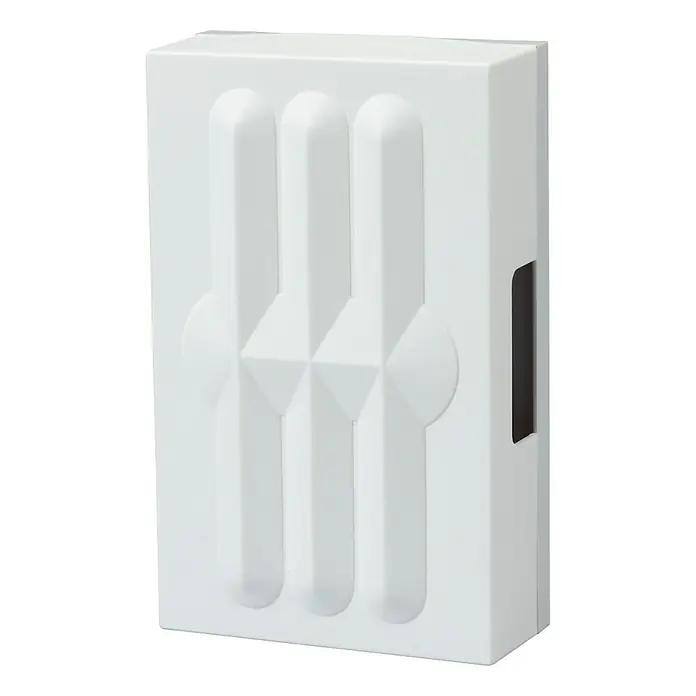 Heidemann 2-Klang-Gong Tebas - L x B x H: 45 x 105 x 168 mm, 82 dB, Weiß, 230 V - Vorderansicht