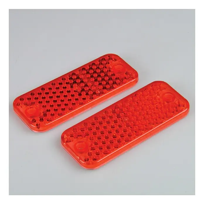 UniTEC Heck-Reflektor - 95 x 38 mm, Rot - Vorderansicht