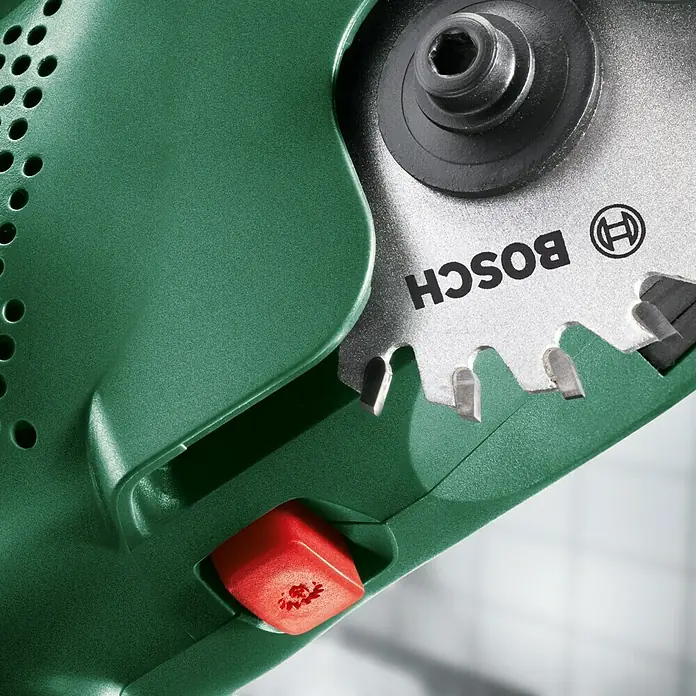 Bosch Handkreissäge PKS 16 - 400 W, Sägeblatt: Ø 65 mm, Leerlaufdrehzahl: 6.400 U/min - Detailaufnahme