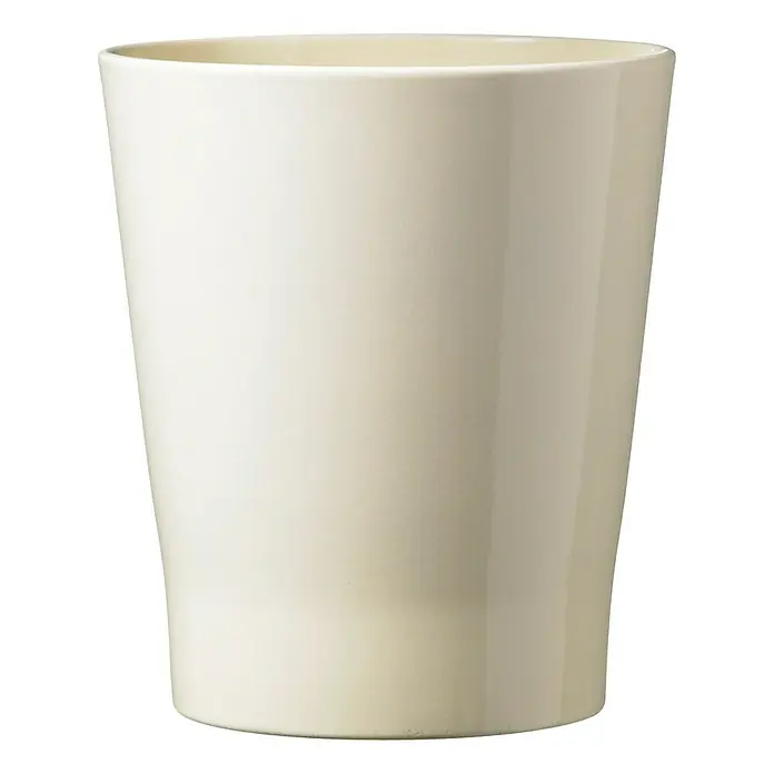 SK Tegla za orhideju Merina - Vanjska dimenzija (ø x V): 7 x 8 cm, Keramika, Vanilija, Sjaj - Pogled sprijeda